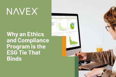 Why an Ethics and Compliance Program is the ESG Tie That Binds