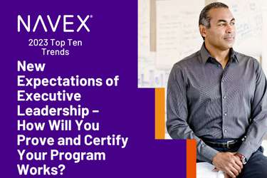 New Expectations of Executive Leadership – How Will You Prove and Certify Your Program Works?